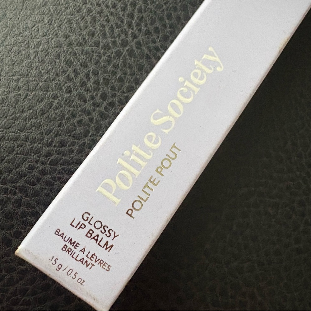 Polite Society Polite Pout Glossy Lip Balm Coconut Cream - Picture 2 of 5